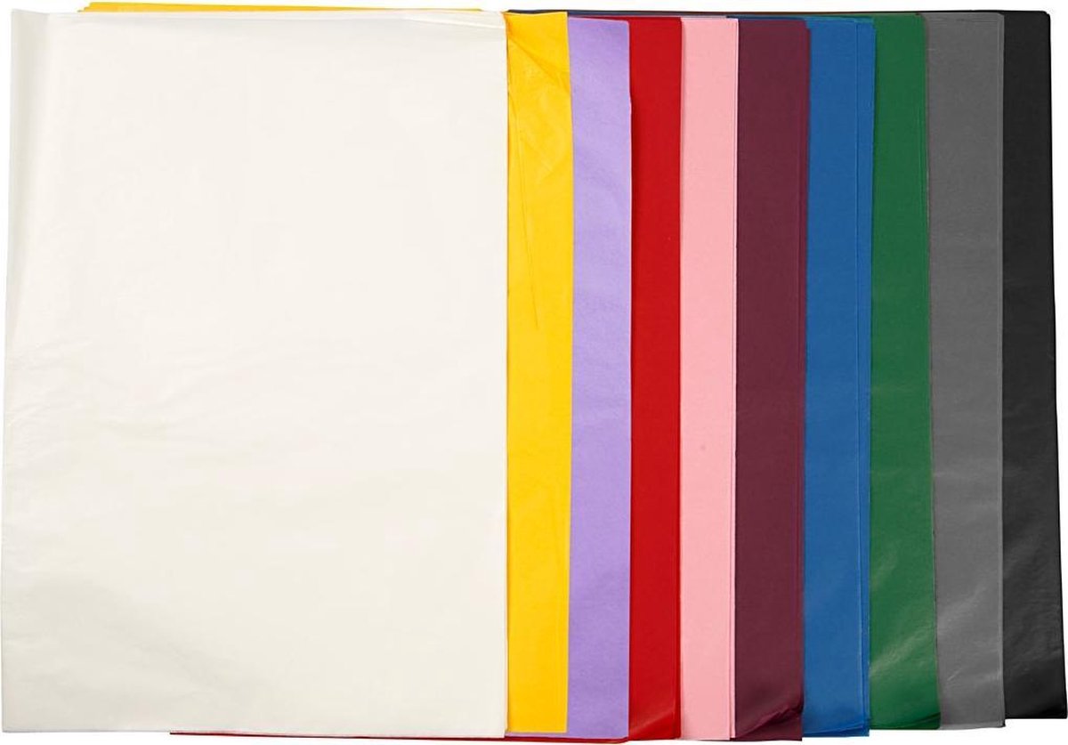Tissuepapier. 50x70 cm. 14 gr. 10x25 vel/ 1 doos