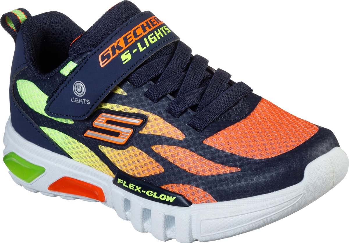 Skechers - Flex Glow Dezlo - Jongens - Sneakers - Blauw