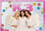 K3 placemat glitter