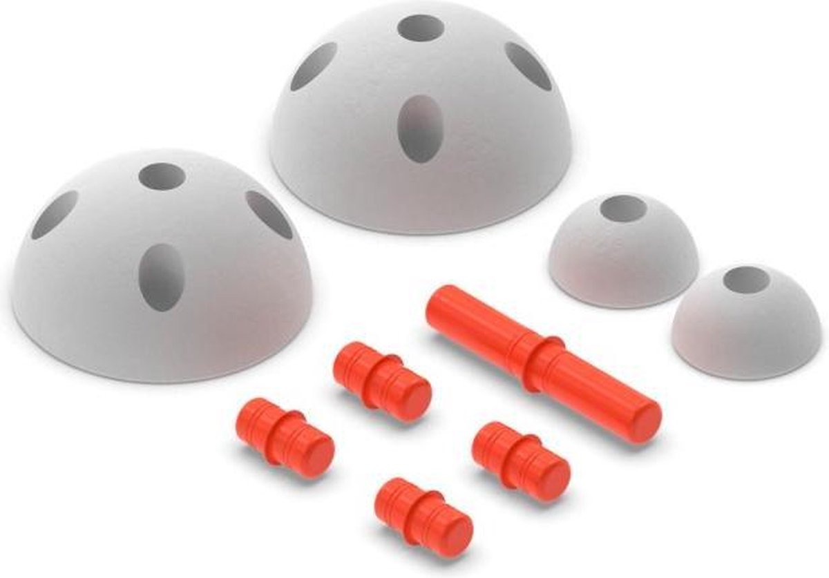 Modu Speelgoed Half Ball Kit - Rood