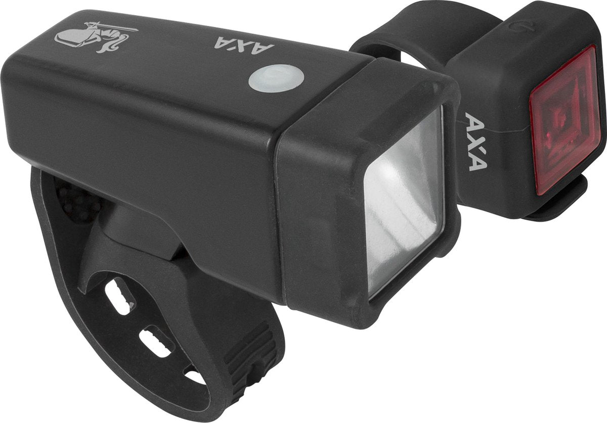 AXA Niteline T1 Fietsverlichtingsset - Batterij - LED