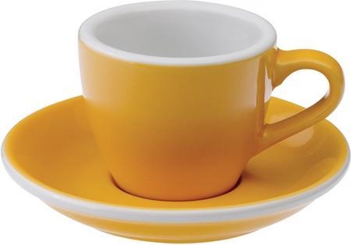Loveramics Egg Espresso Kop&Schotel 80ml - Yellow