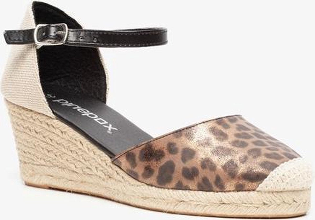 Blue Box dames espadrilles met sleehak - Beige - Maat 42