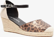 Blue Box dames espadrilles met sleehak - Beige - Maat 42