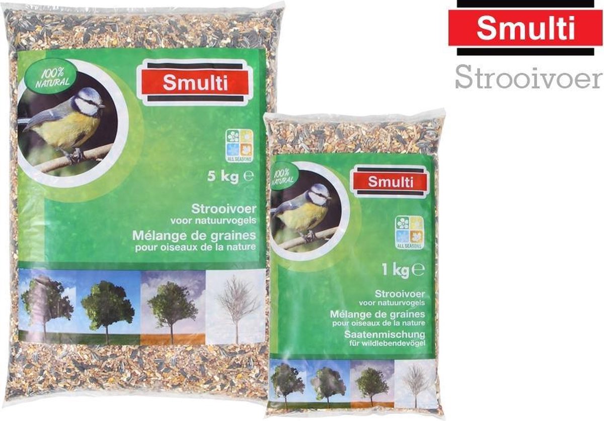 Smulti Strooivoer voor natuurvogels - 5kg