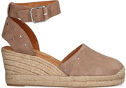 Unisa Cliver Espadrilles - Met Sleehak - Dames - Bruin - Maat 38