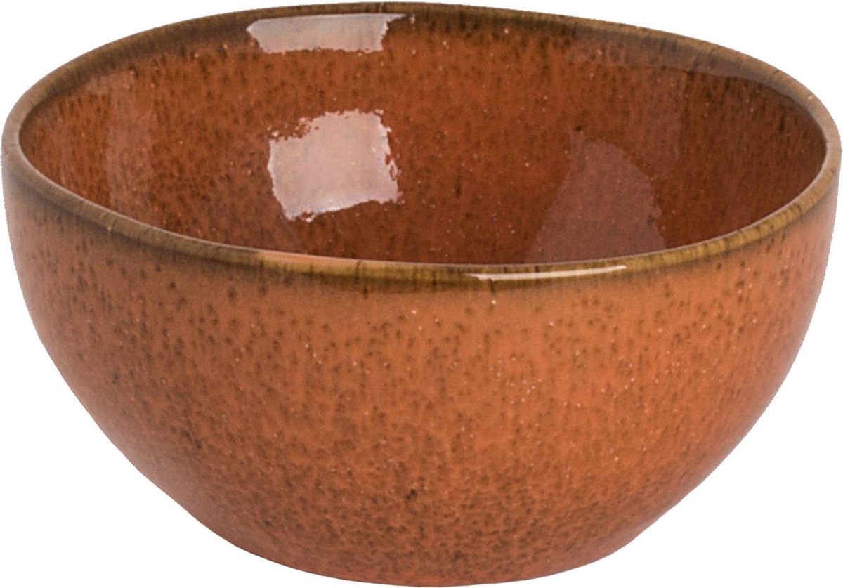 Palmer Schaal Rustique 11 cm 30 cl Oranje Stoneware 1 stuk(s)