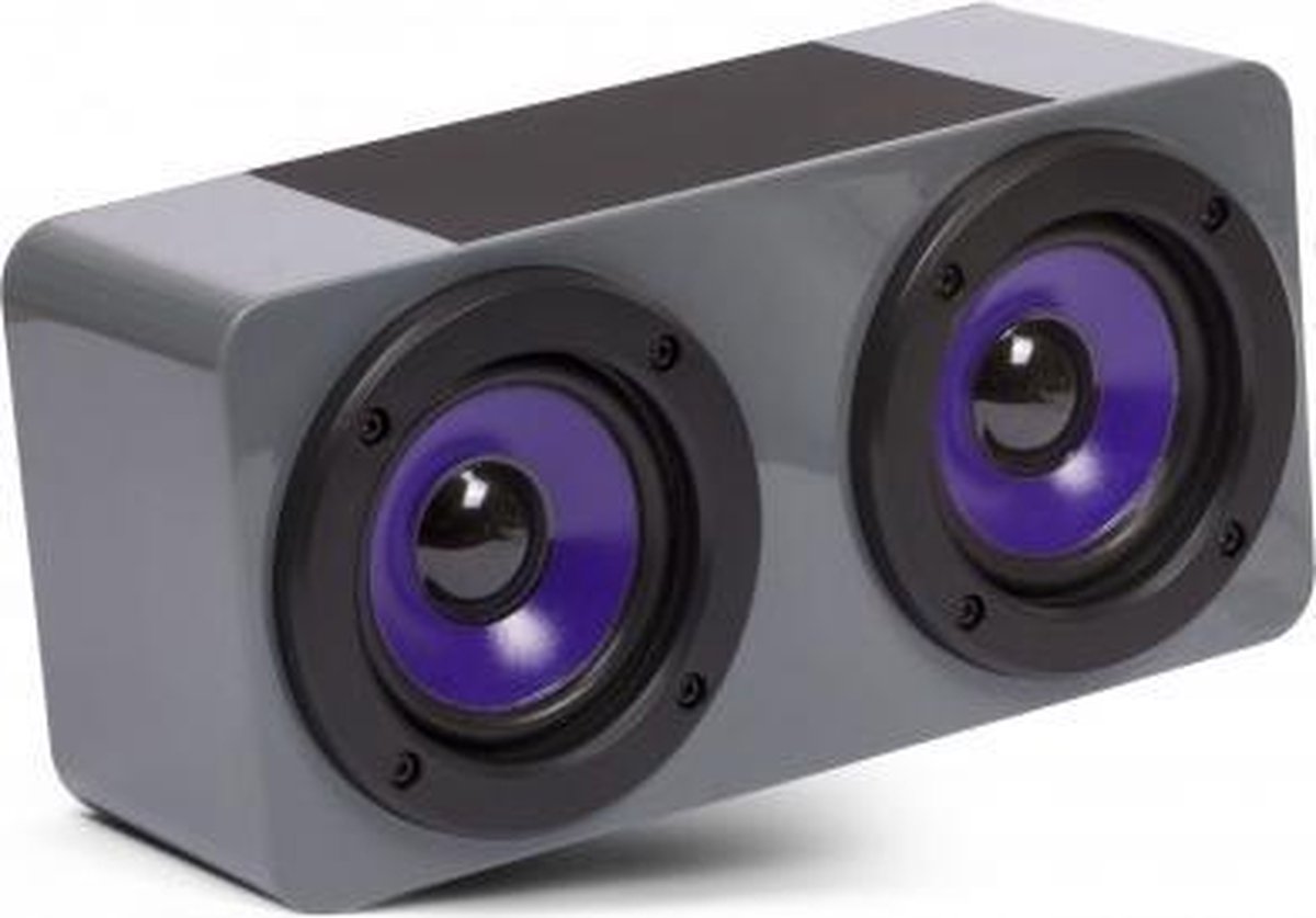 Swipe Speaker Bluetooth 35 Cm Zwart/paars 2-delig