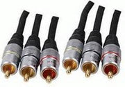 High-End Audio/Video kabel: 3RCA - 3RCA Lengte 5m