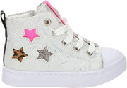 Shoesme Veterboot  Grijs/Zilver