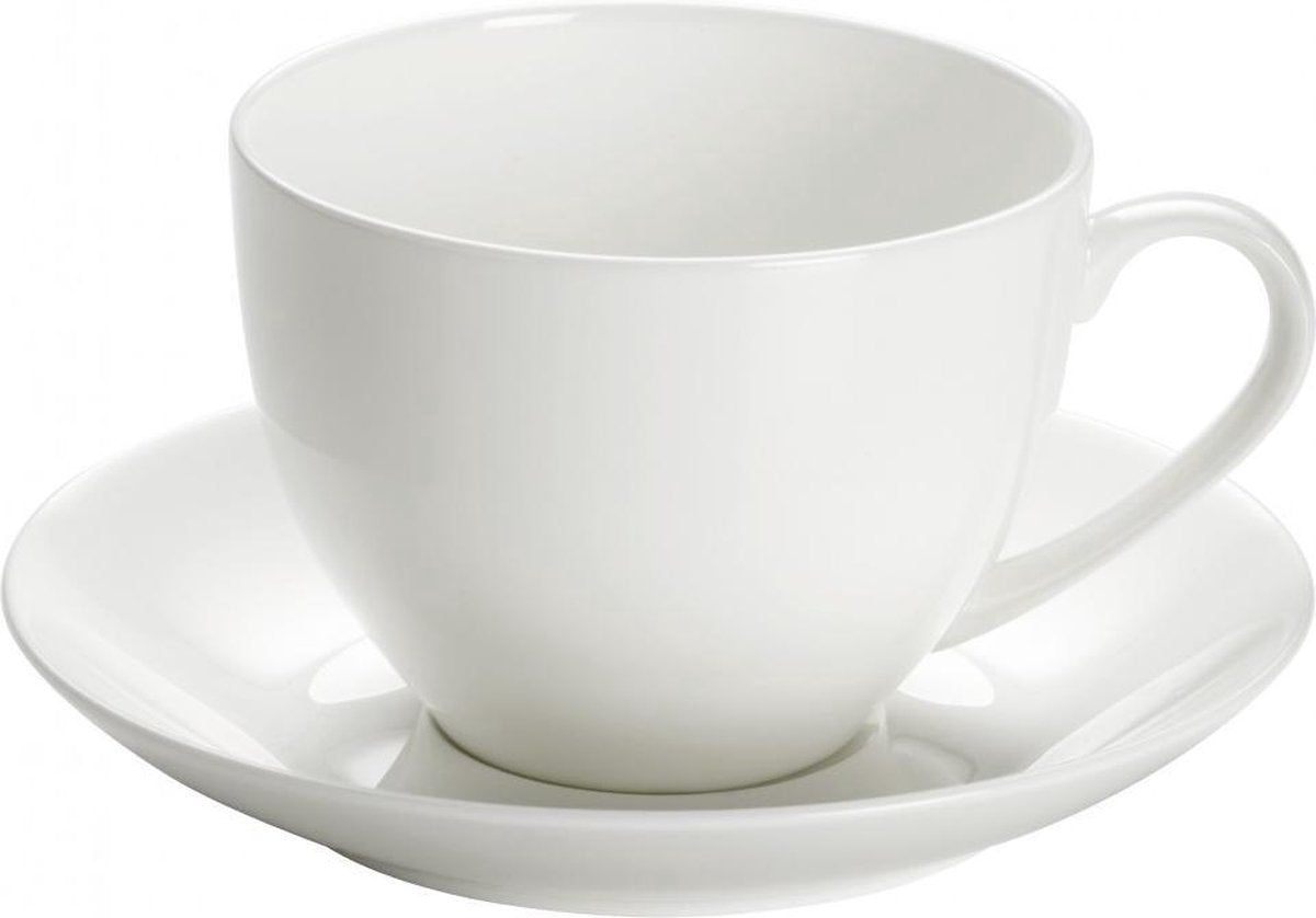 Maxwell & Williams Cashmere Villa - Koffie kop en schotel - 280 ml