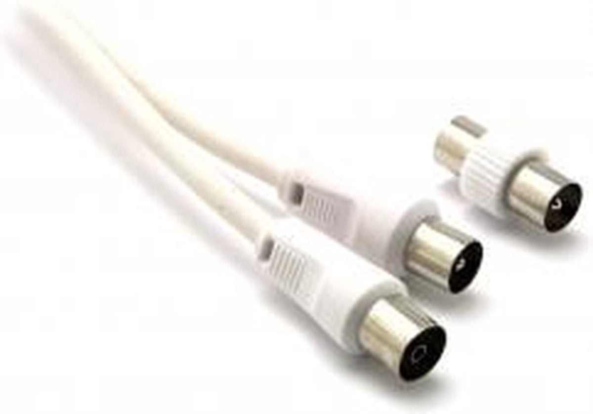 G&BL AN205B coax-kabel 5 m Wit