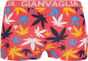 Dames boxershorts 3 pack Gianvaglia zalm/rood L