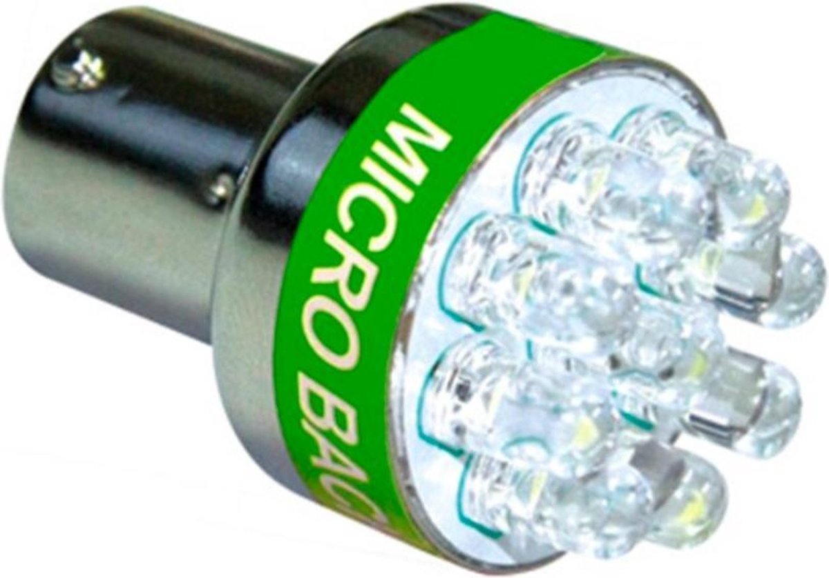 Achteruitrijlicht lamp met geluidsignaal BeeP BeeP buzzer / Fitting BA15S P21W 1156 7506 3497 / 9x LED / HaverCo