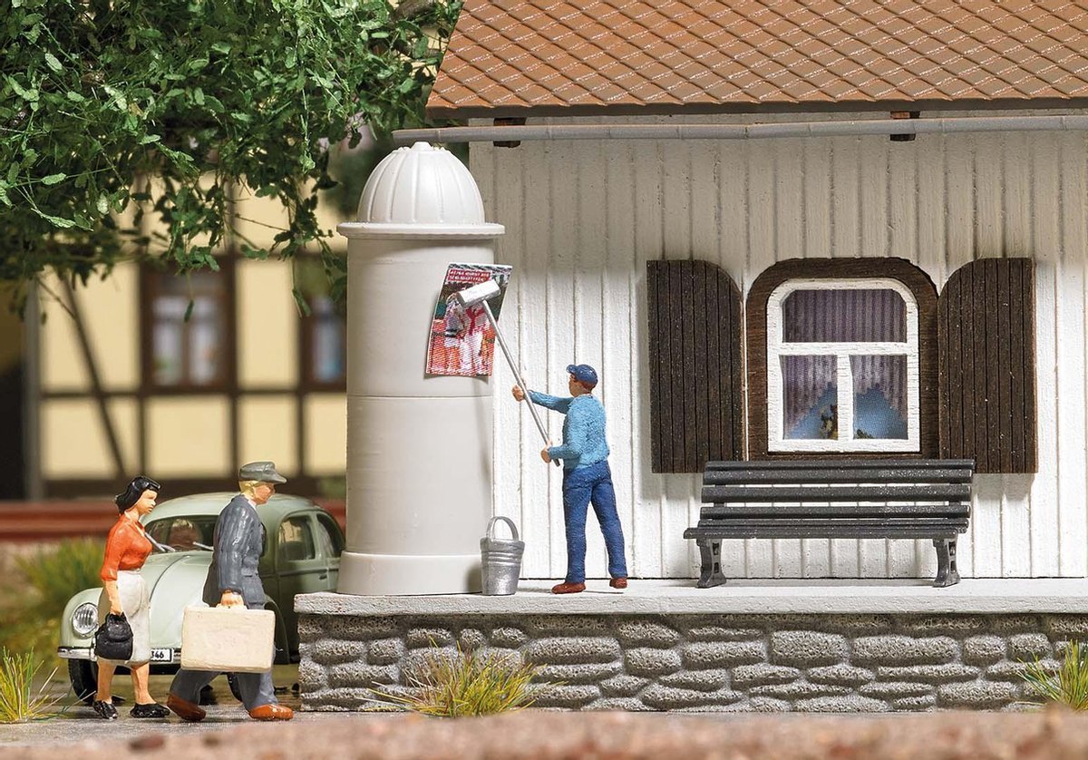 Busch - A-set: Plakatkleber H0 (2/21) * - BU7909 - modelbouwsets