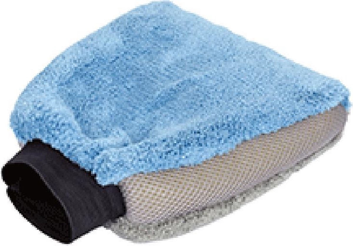 Protecton Autowashandschoen microfiber Bi-Color