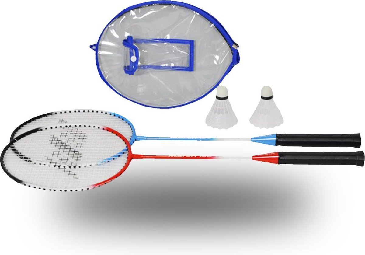 Rucanor Badminton set 2Stuks badmintonset blauw dessin