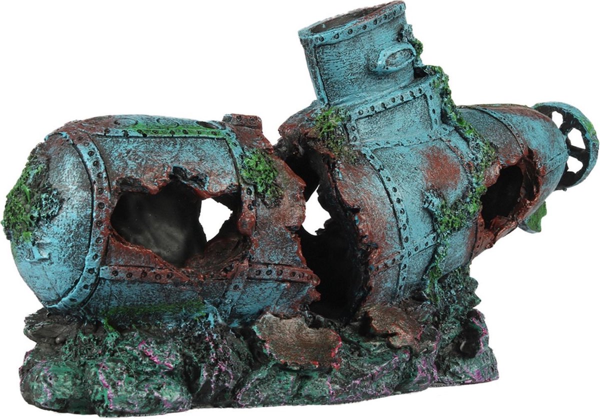Aqua Della Kleine Onderzeeër - Aquarium - Ornament - 29x8.5x14.5 cm