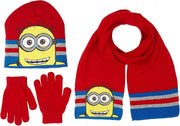 Minions winterset - Model "Smiling Minion" - Handschoenen