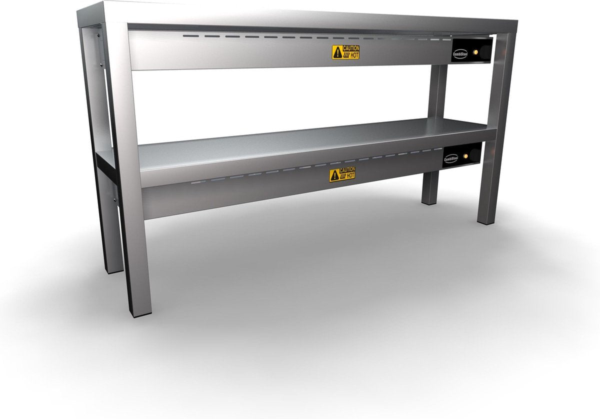 Professionele Combisteel Etagere Keramisch Verwamd 2 Niveaus 1200
6 Heaters Ã€ 250W | 7020.0735 | Horeca
