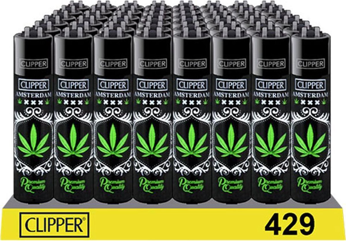 Clipper Aansteker - Black Leaf - 4 stuks