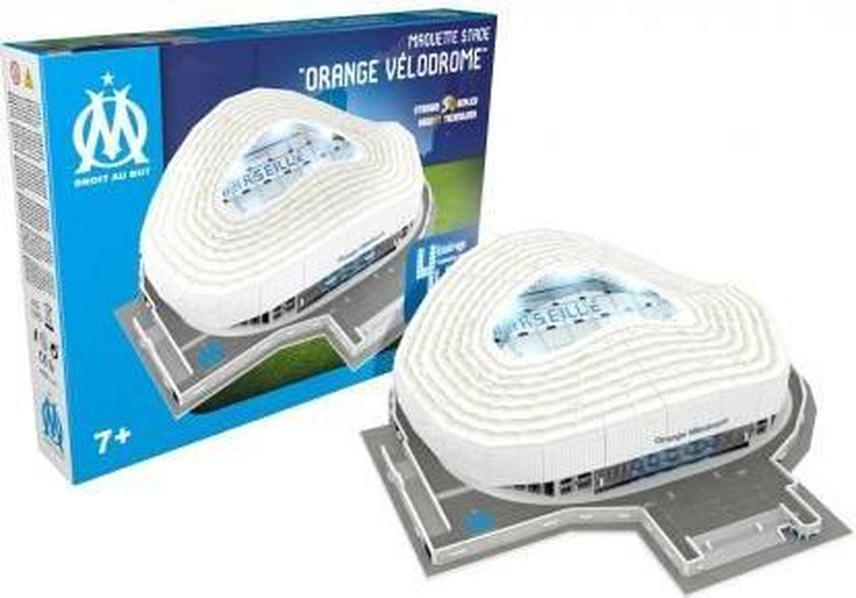 LED Puzzel Olympique Marseille Orange Velodrome: 159 stukjes