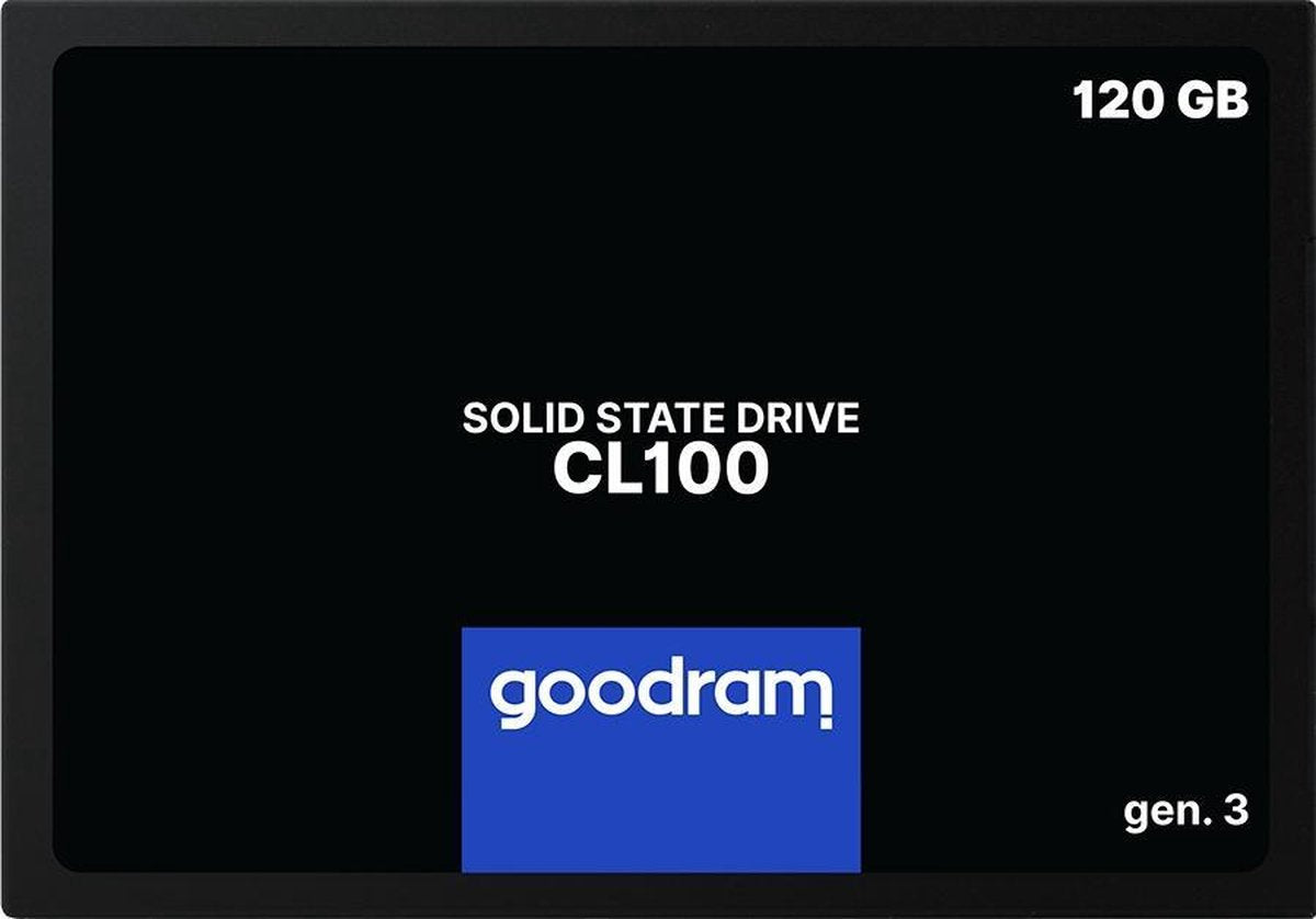Goodram SSDPR-CL100-120-G3 internal solid state drive 2.5'' 120 GB SATA III 3D TLC