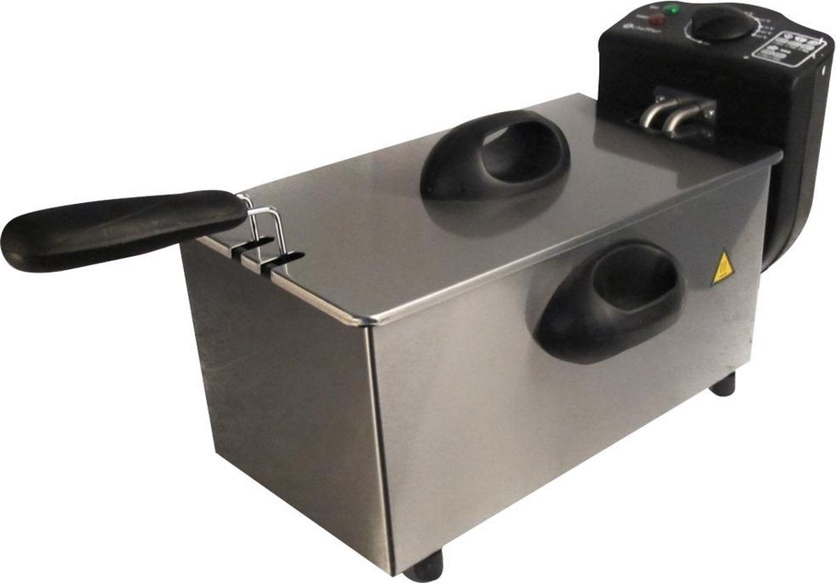 XL Frituurpan 3 Liter - 2200W - Roestvrij staal