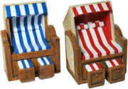 Spaarpot strandstoel  rood