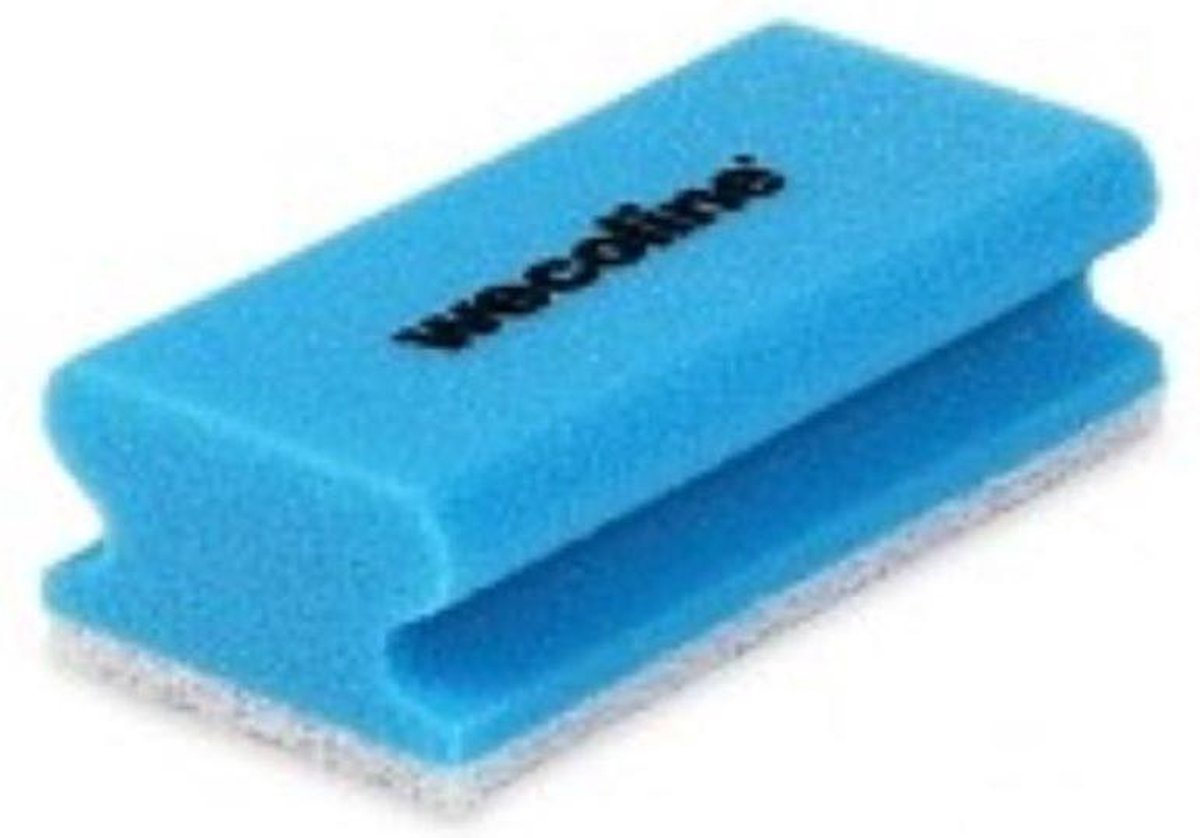 Wecoline | 10 Professionele sponzen | Met handgreep | Met schuuroppervlak | Blauw