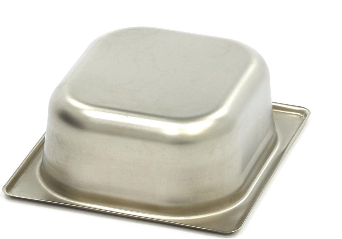 Gastronorm Bak 1/6GN - 65mm - 176x162mm - RVS - Glad - Ovenbestendig - Horeca GN Bak - Maxima