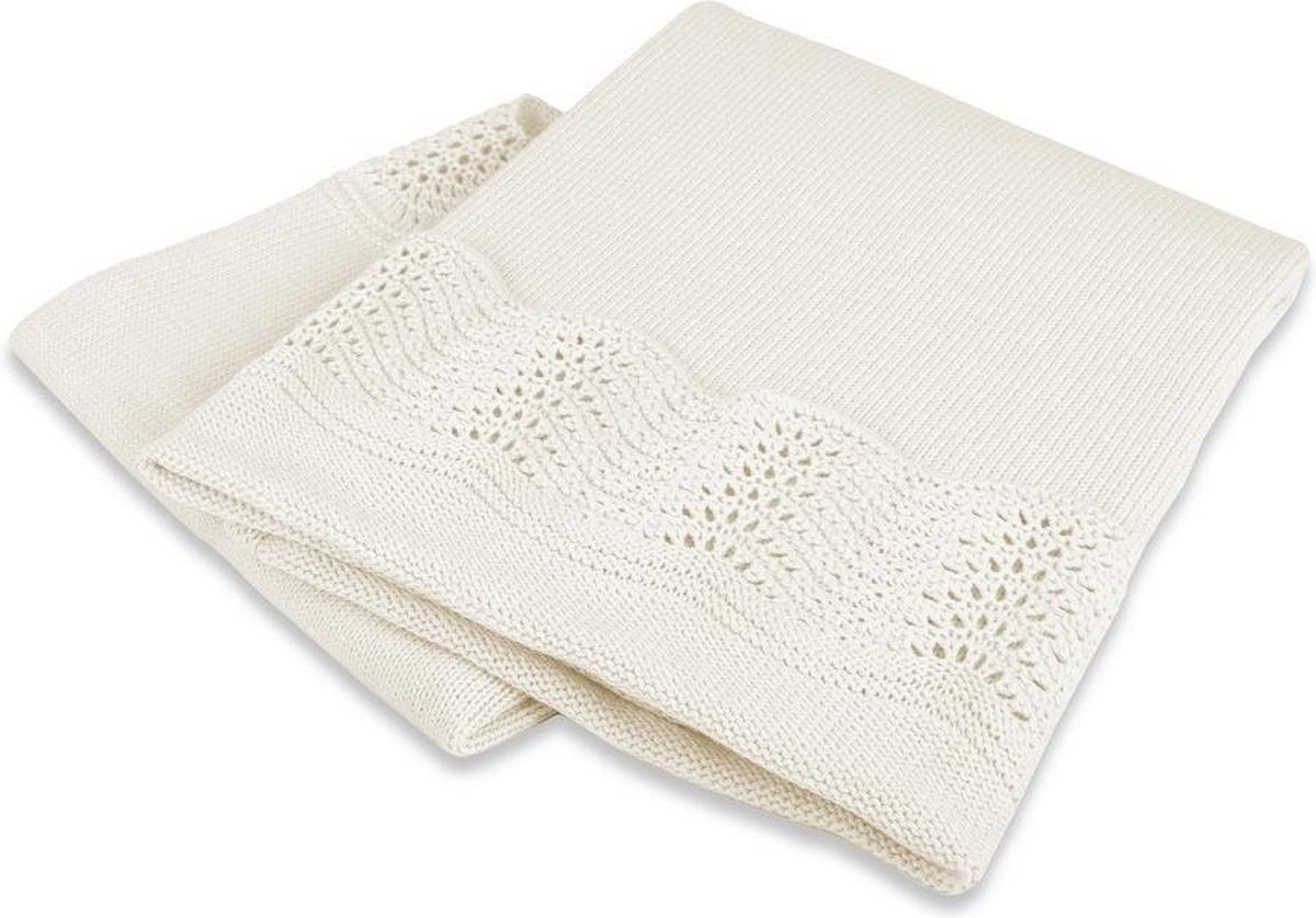 Interbaby Babydeken Calado 75 X 100 Cm Katoen Beige