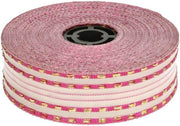 LINT TRANSPARANT GOUD RAND 28MM - ROL MET 25METER - 749.