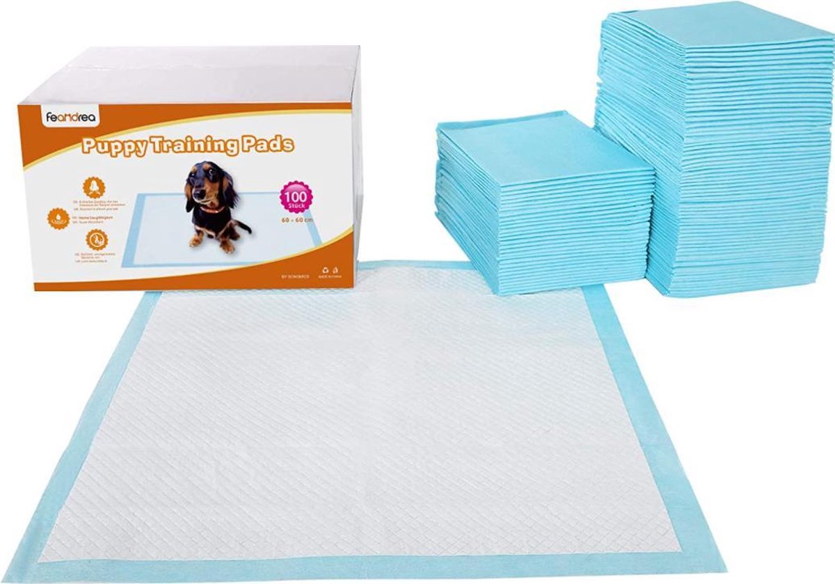 FEANDREA 100 stuks trainingskussens voor puppy's Puppy Trainingskussens Puppy toilet