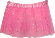 Tutu voor baby/peuter roze met glitters