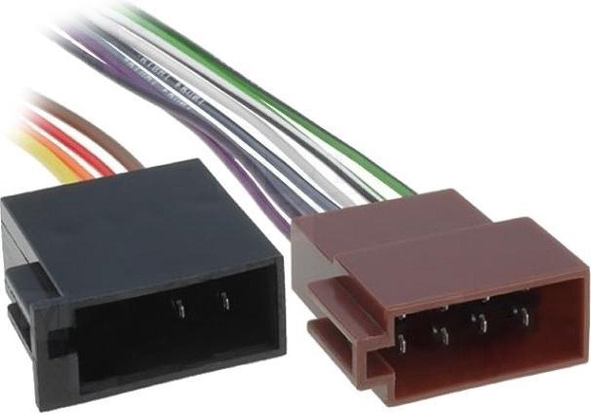 ISO kabel voor autoradio met open einde