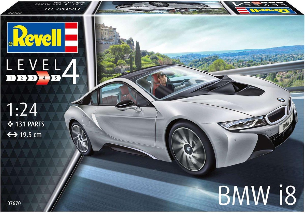 Revell 07670 BMW i8 Auto (bouwpakket) 1:24