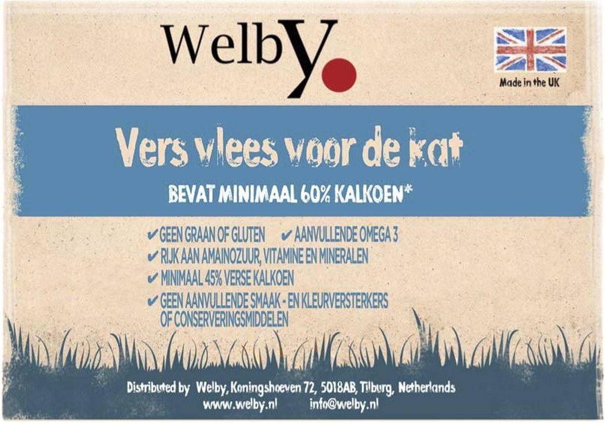 Welby Kattenbrokken Vlees