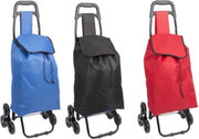 Alpina Boodschappentrolley geschikt voor trappen - 96 x 33 x 38 cm (35 Liter)