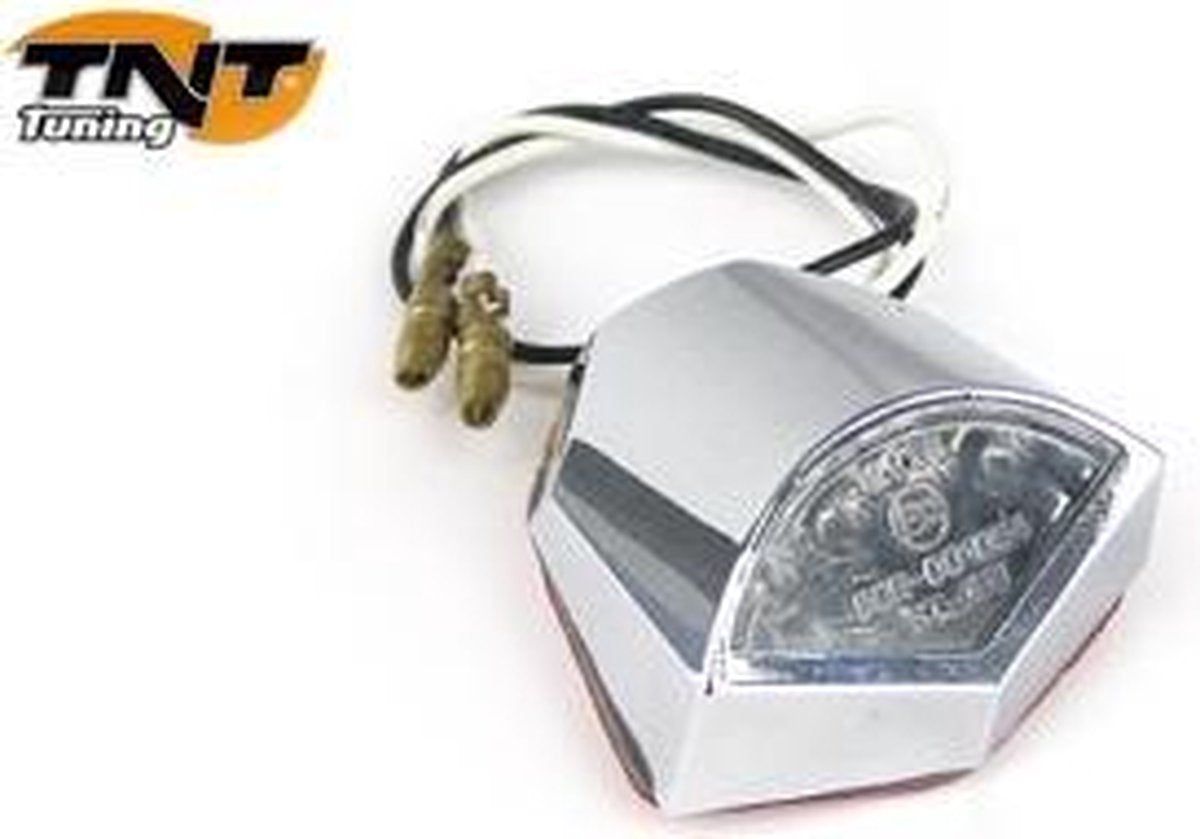 DMP Kentekenplaat Verlichting 4Led Hepta Chroom Ce