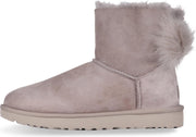 UGG - Dames Snowboots Fluff Bow Mini Willow - Grijs - Maat 41