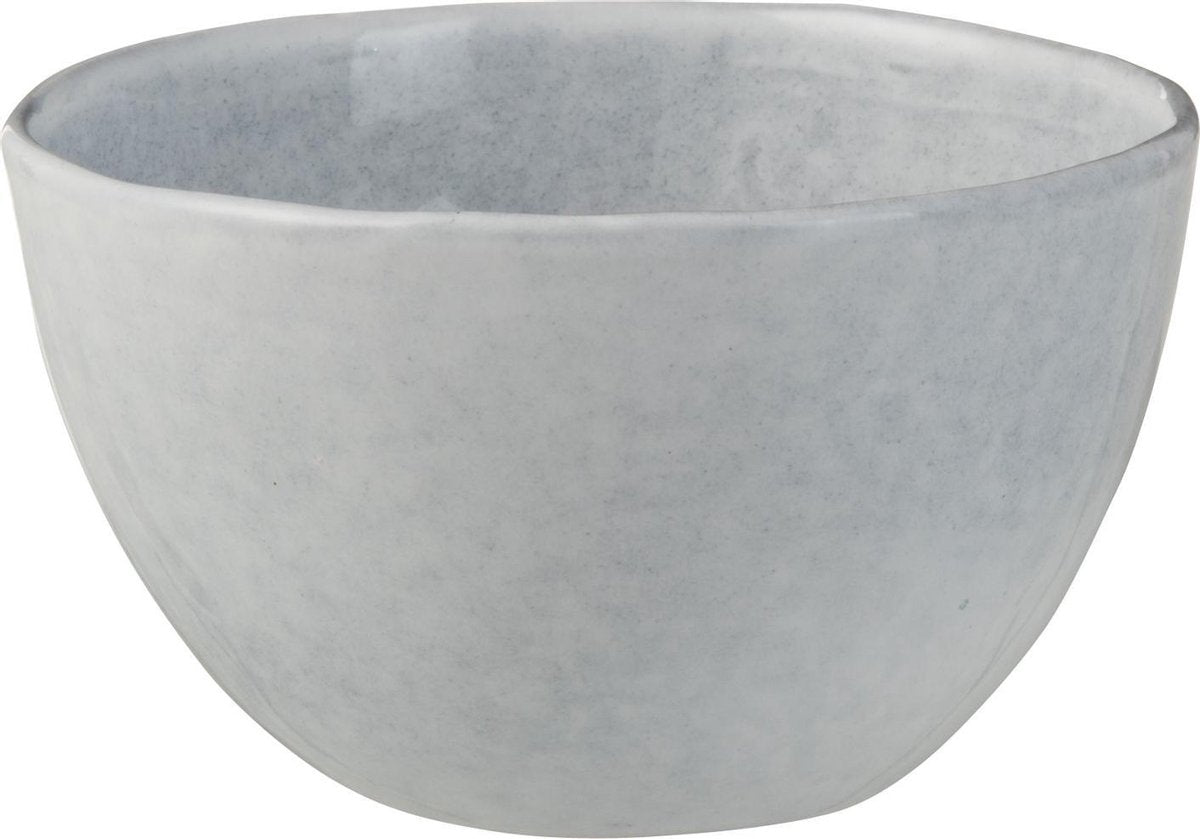 J-Line Kom Blinkend Keramiek Blauw Large