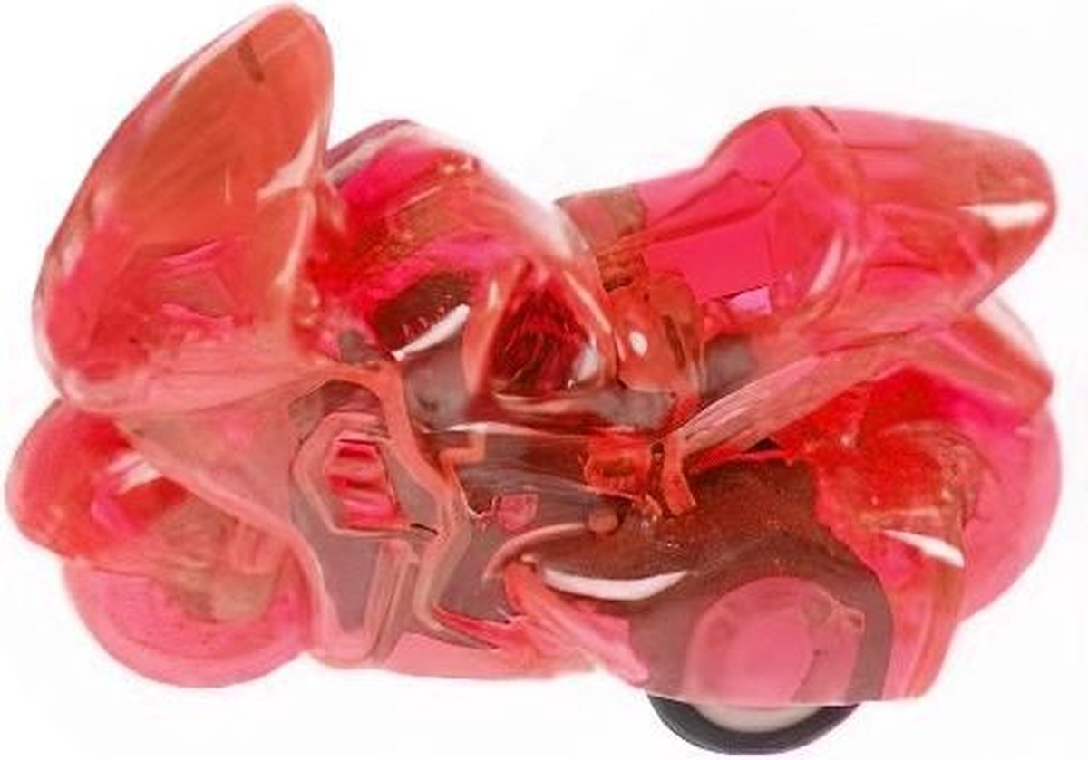 Lg-imports Racemotor Pull Back Jongens 5 Cm Rood/transparant