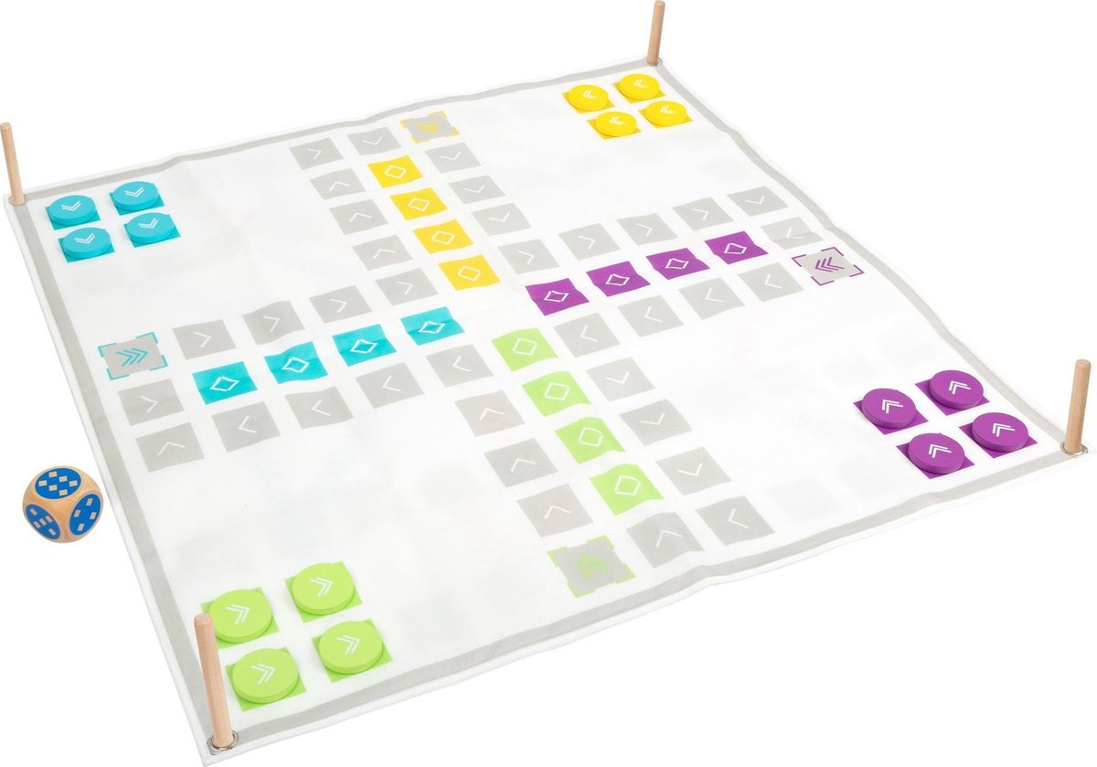 Small Foot Buitenspel Active - Ludo And Ladders Junior 23-delig