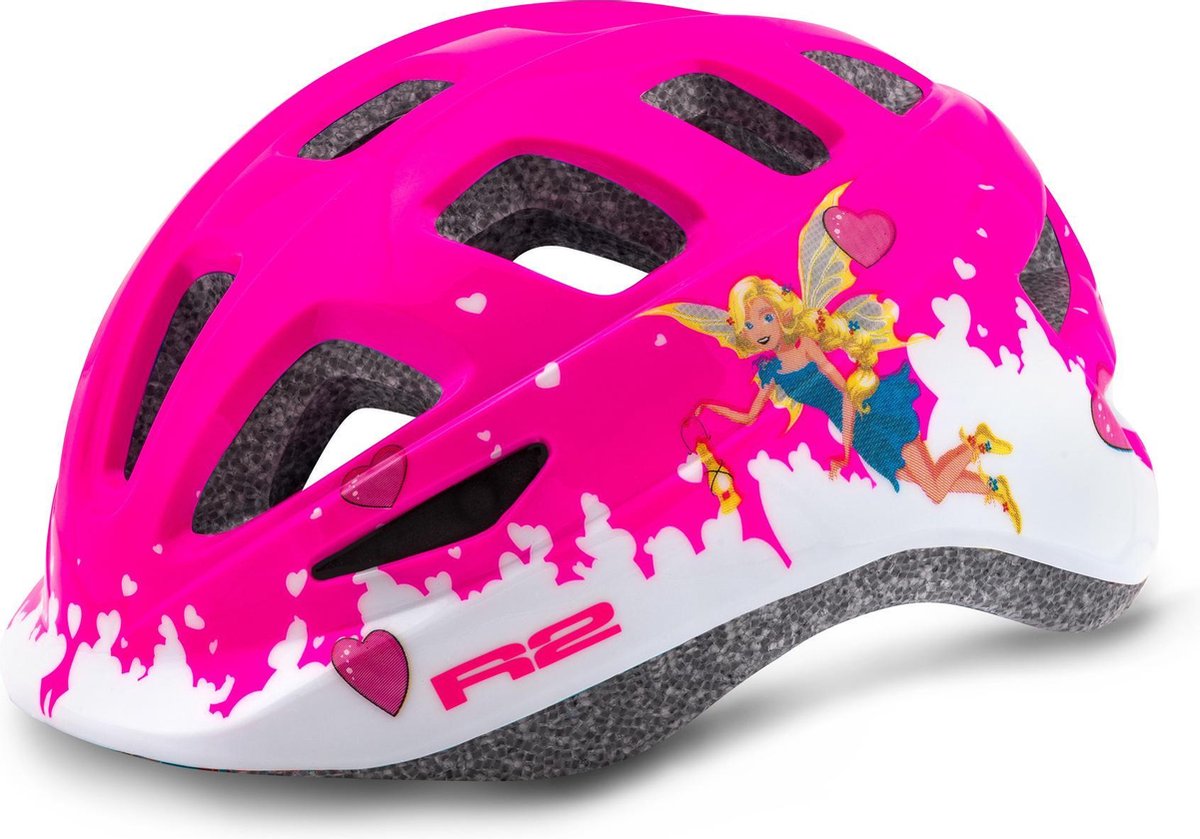 R2 Bunny Kinderen Fietshelm Fee Roze XS 48 - 52cm