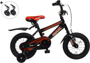 Supersuper Max Kinderfiets - 12 inch - Rood/Zwart