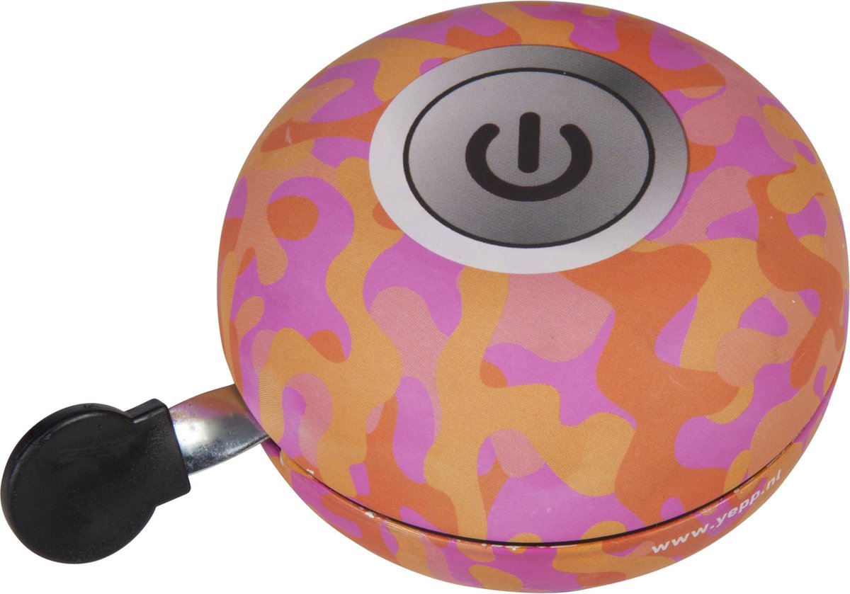 GMG Yepp Switch Ding Dong - Fietsbel - Oranje / Roze