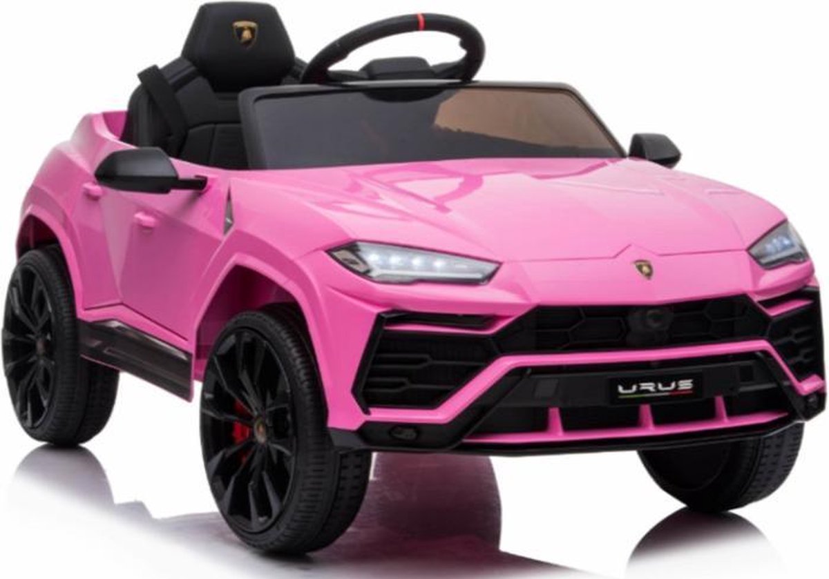 Lamborghini Urus elektrische kinderauto met rubberen banden