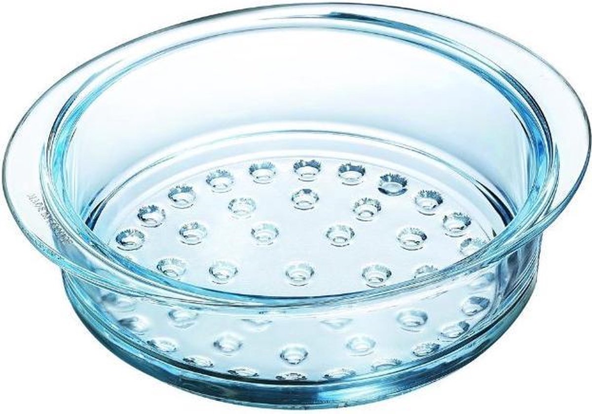 Stoommand Met Deksel - Ø20 cm - Pyrex