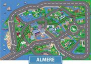 Speelkleed Almere City-Play - Autokleed - Verkeerskleed - Speelmat Almere